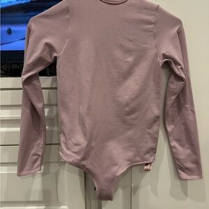 SKIMS Essentials Pink Long Sleeve Bodysuit NEW